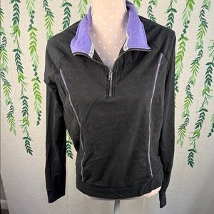 Victoria's Secret Pink Yoga Pullover with Purple Accents B5